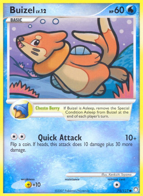 Buizel (75/123) [Diamond & Pearl: Mysterious Treasures] - Dark Crystal Cards