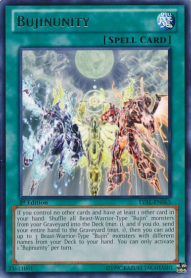 Bujinunity [LVAL - EN065] Rare - Dark Crystal Cards
