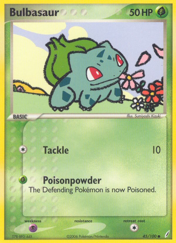 Bulbasaur (45/100) [EX: Crystal Guardians] - Dark Crystal Cards