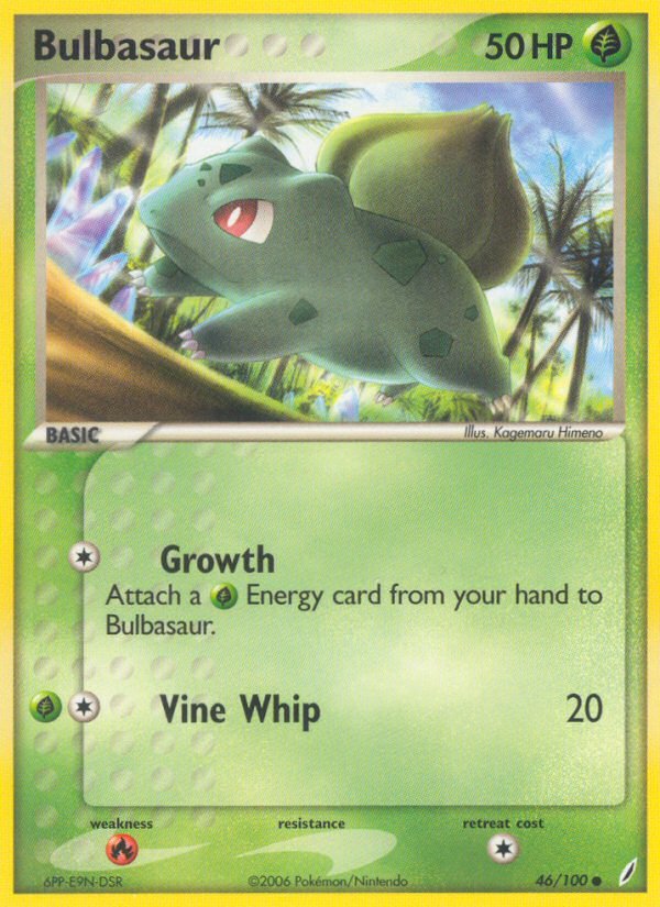 Bulbasaur (46/100) [EX: Crystal Guardians] - Dark Crystal Cards