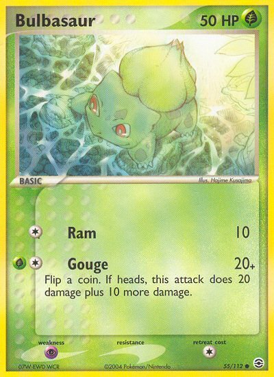 Bulbasaur (55/112) [EX: FireRed & LeafGreen] - Dark Crystal Cards