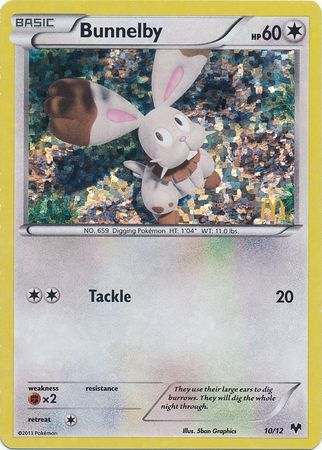 Bunnelby (10/12) [McDonald's Promos: 2014 Collection] - Dark Crystal Cards