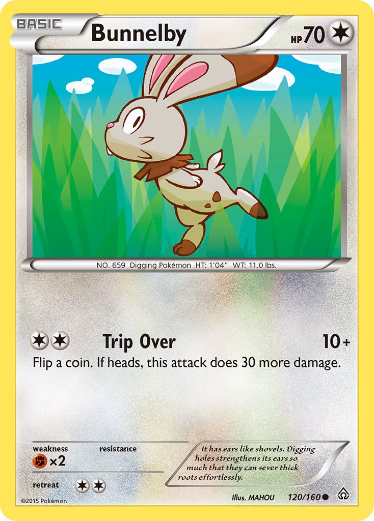 Bunnelby (120/160) [XY: Primal Clash] - Dark Crystal Cards