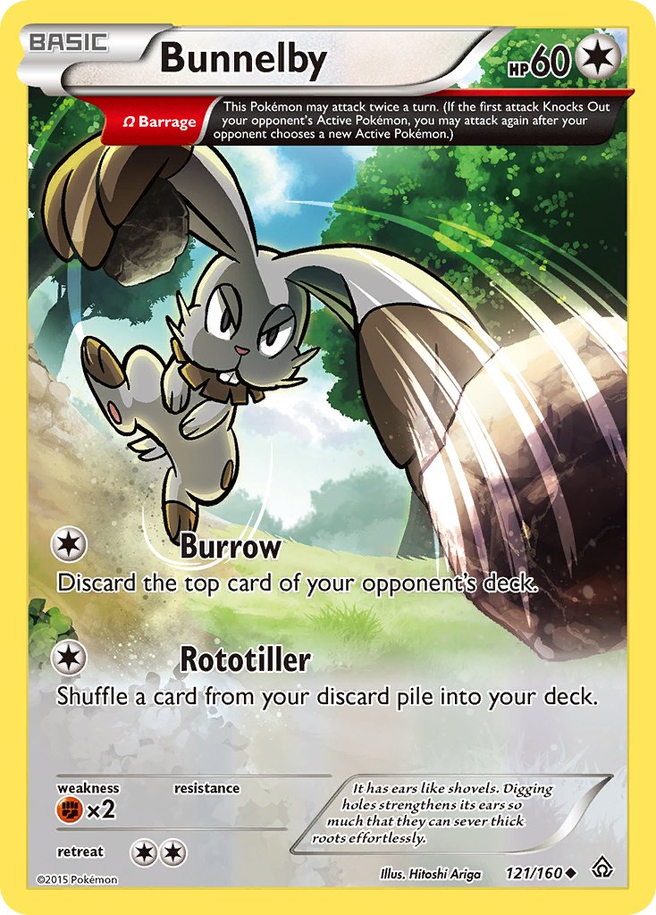 Bunnelby (121/160) [XY: Primal Clash] - Dark Crystal Cards