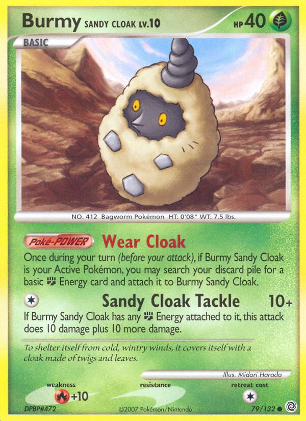 Burmy Sandy Cloak (79/132) [Diamond & Pearl: Secret Wonders] - Dark Crystal Cards