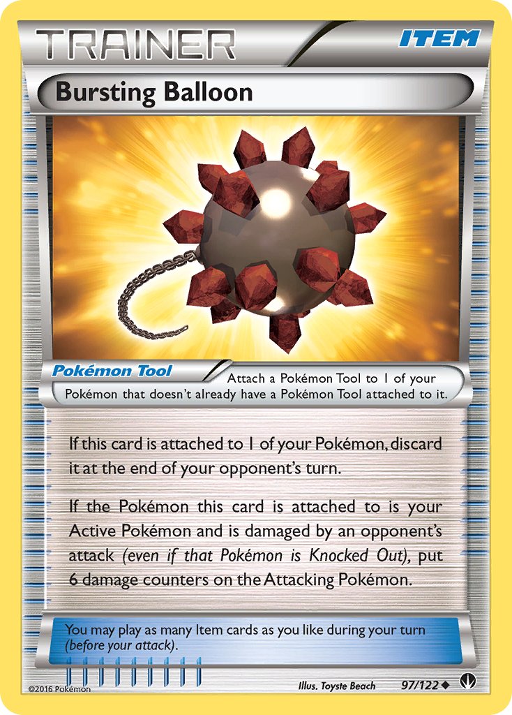 Bursting Balloon (97/122) [XY: BREAKpoint] - Dark Crystal Cards