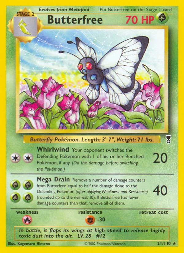 Butterfree (21/110) [Legendary Collection] - Dark Crystal Cards