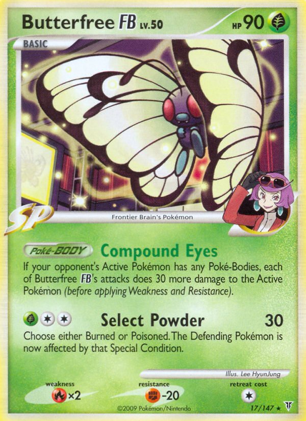 Butterfree FB (17/147) [Platinum: Supreme Victors] - Dark Crystal Cards