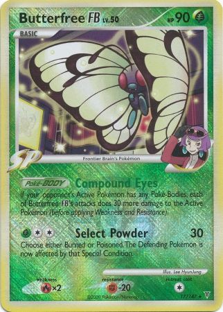 Butterfree FB LV.50 (17/147) (League Promo) [Platinum: Supreme Victors] - Dark Crystal Cards