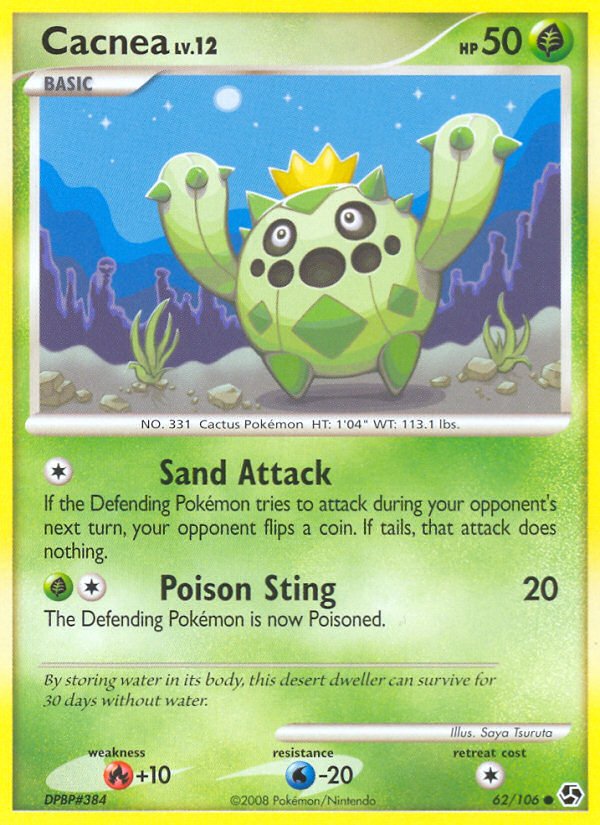 Cacnea (62/106) [Diamond & Pearl: Great Encounters] - Dark Crystal Cards