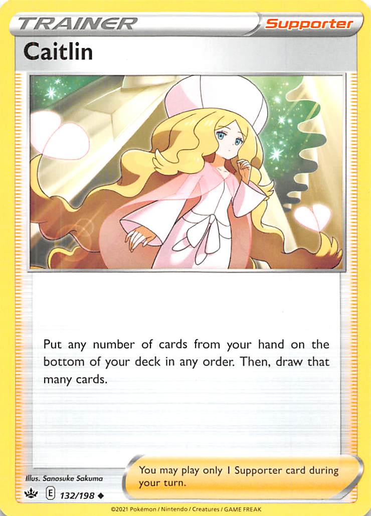 Caitlin (132/198) [Sword & Shield: Chilling Reign] - Dark Crystal Cards