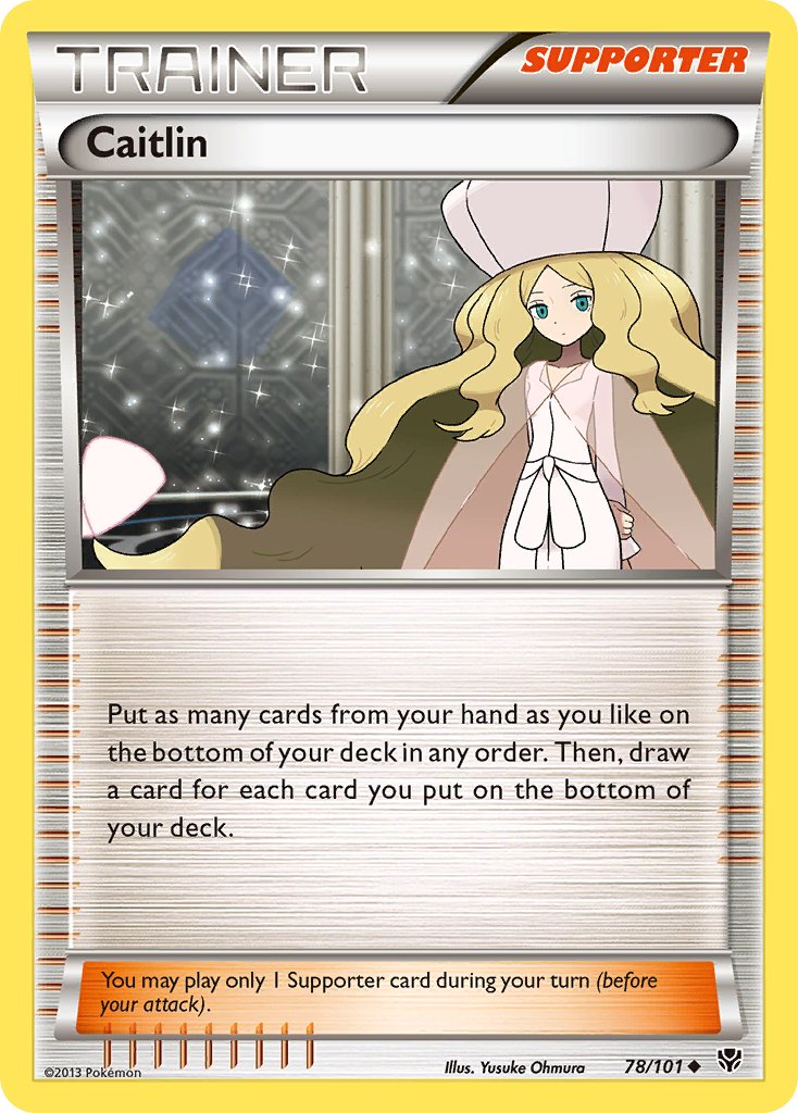 Caitlin (78/101) [Black & White: Plasma Blast] - Dark Crystal Cards