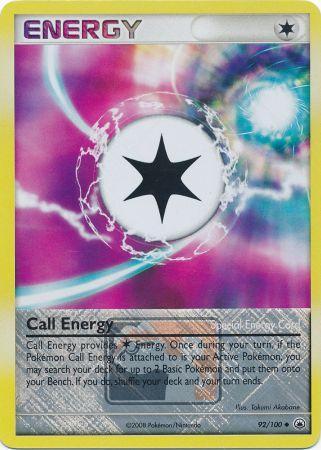 Call Energy (92/100) (League Promo) [Diamond & Pearl: Majestic Dawn] - Dark Crystal Cards