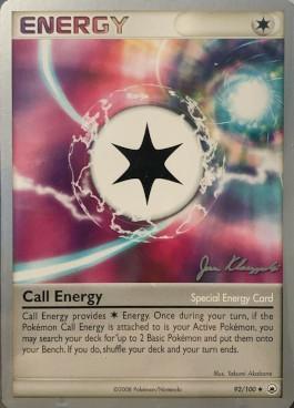 Call Energy (92/100) (Psychic Lock - Jason Klaczynski) [World Championships 2008] - Dark Crystal Cards