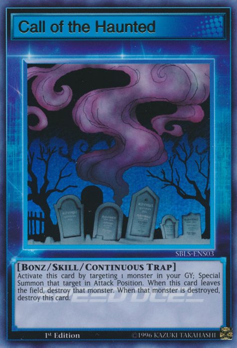 Call of the Haunted (Skill Card) [SBLS - ENS03] Ultra Rare - Dark Crystal Cards