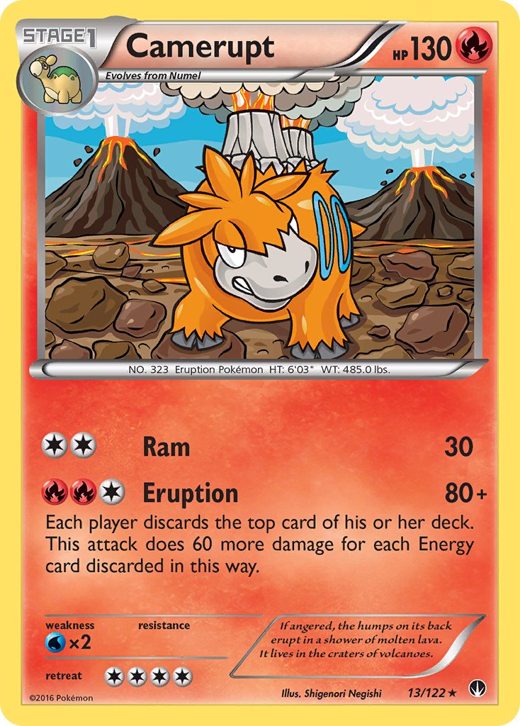 Camerupt (13/122) [XY: BREAKpoint] - Dark Crystal Cards