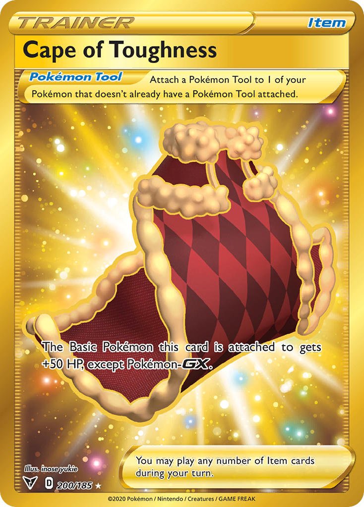 Cape of Toughness (200/185) [Sword & Shield: Vivid Voltage] - Dark Crystal Cards