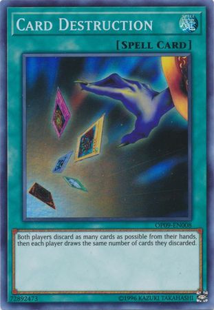 Card Destruction [OP09 - EN008] Super Rare - Dark Crystal Cards