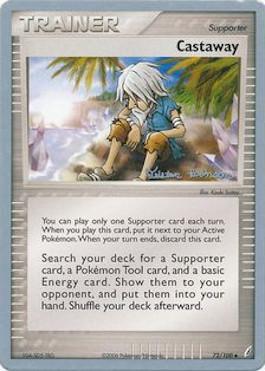 Castaway (72/100) (Intimidation - Tristan Robinson) [World Championships 2008] - Dark Crystal Cards