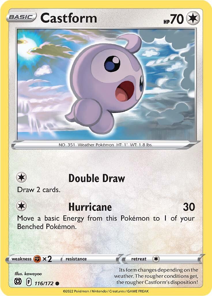 Castform (116/172) [Sword & Shield: Brilliant Stars] - Dark Crystal Cards