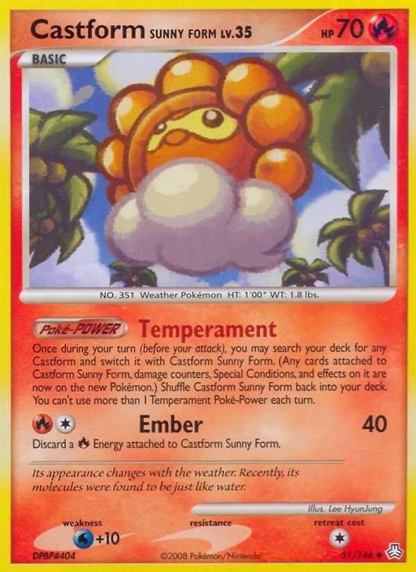 Castform Sunny Form (51/146) [Diamond & Pearl: Legends Awakened] - Dark Crystal Cards