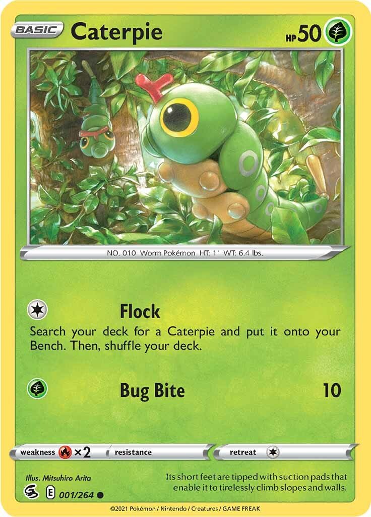 Caterpie (001/264) [Sword & Shield: Fusion Strike] - Dark Crystal Cards