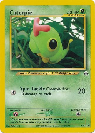 Caterpie (53/75) [Neo Discovery Unlimited] - Dark Crystal Cards