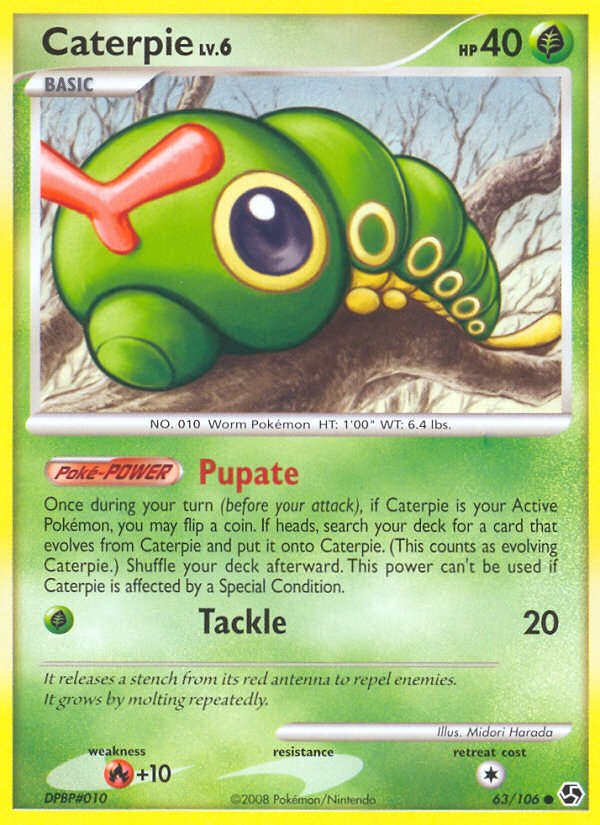 Caterpie (63/106) [Diamond & Pearl: Great Encounters] - Dark Crystal Cards