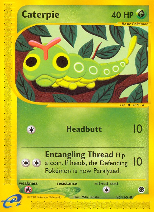 Caterpie (96/165) [Expedition: Base Set] - Dark Crystal Cards