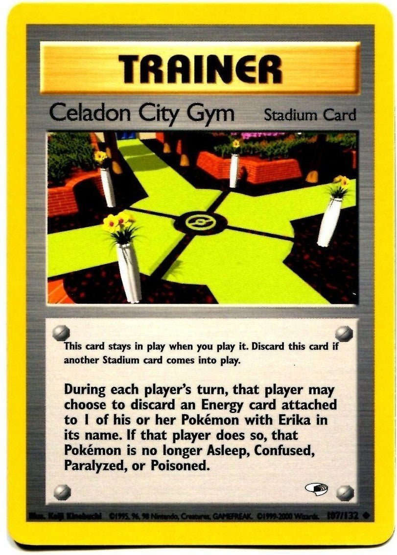 Celadon City Gym (107/132) [Gym Heroes Unlimited] - Dark Crystal Cards