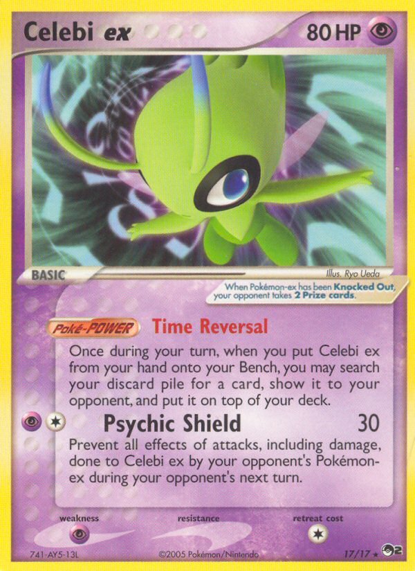 Celebi ex (17/17) [POP Series 2] - Dark Crystal Cards