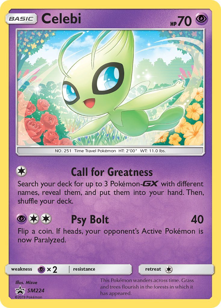 Celebi (SM224) [Sun & Moon: Black Star Promos] - Dark Crystal Cards