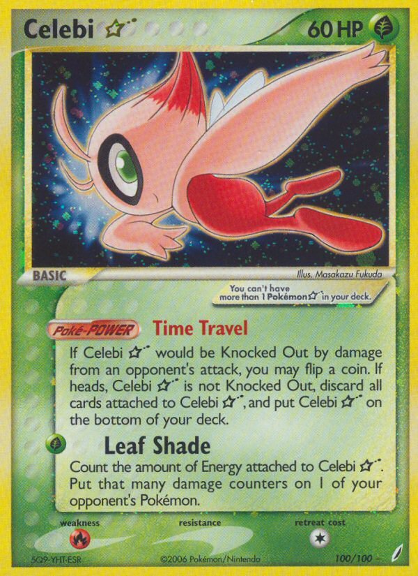 Celebi Star (100/100) [EX: Crystal Guardians] - Dark Crystal Cards