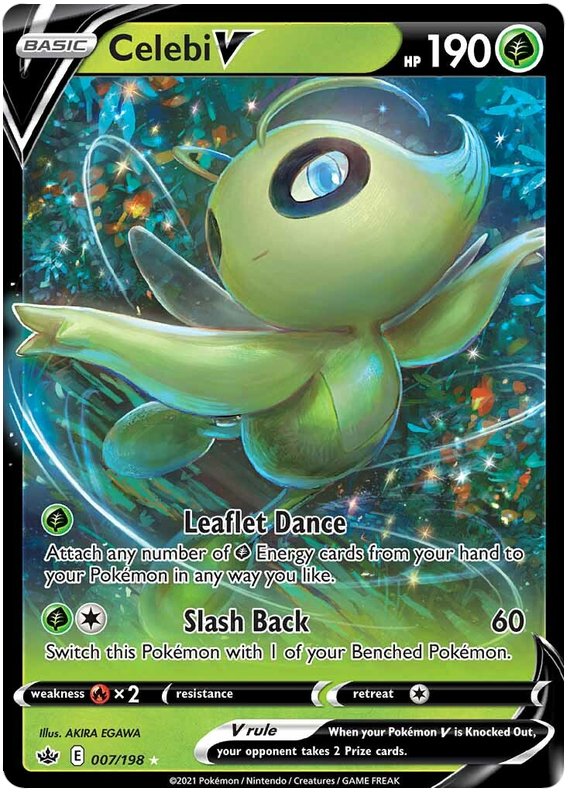 Celebi V (007/198) [Sword & Shield: Chilling Reign] - Dark Crystal Cards