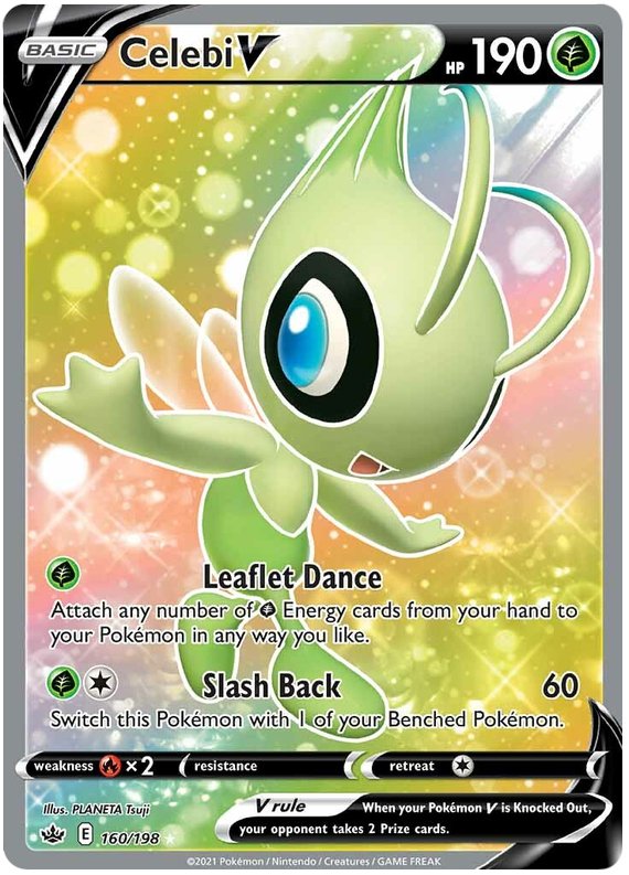 Celebi V (160/198) [Sword & Shield: Chilling Reign] - Dark Crystal Cards