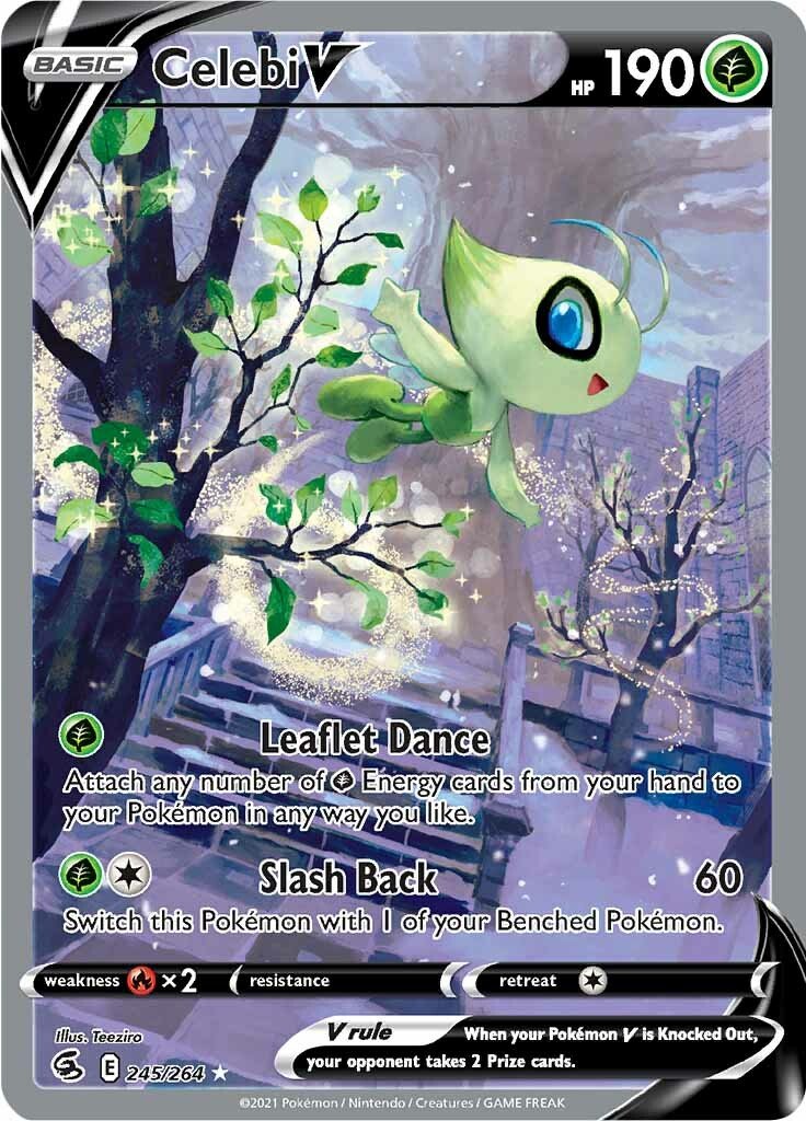 Celebi V (245/264) [Sword & Shield: Fusion Strike] - Dark Crystal Cards