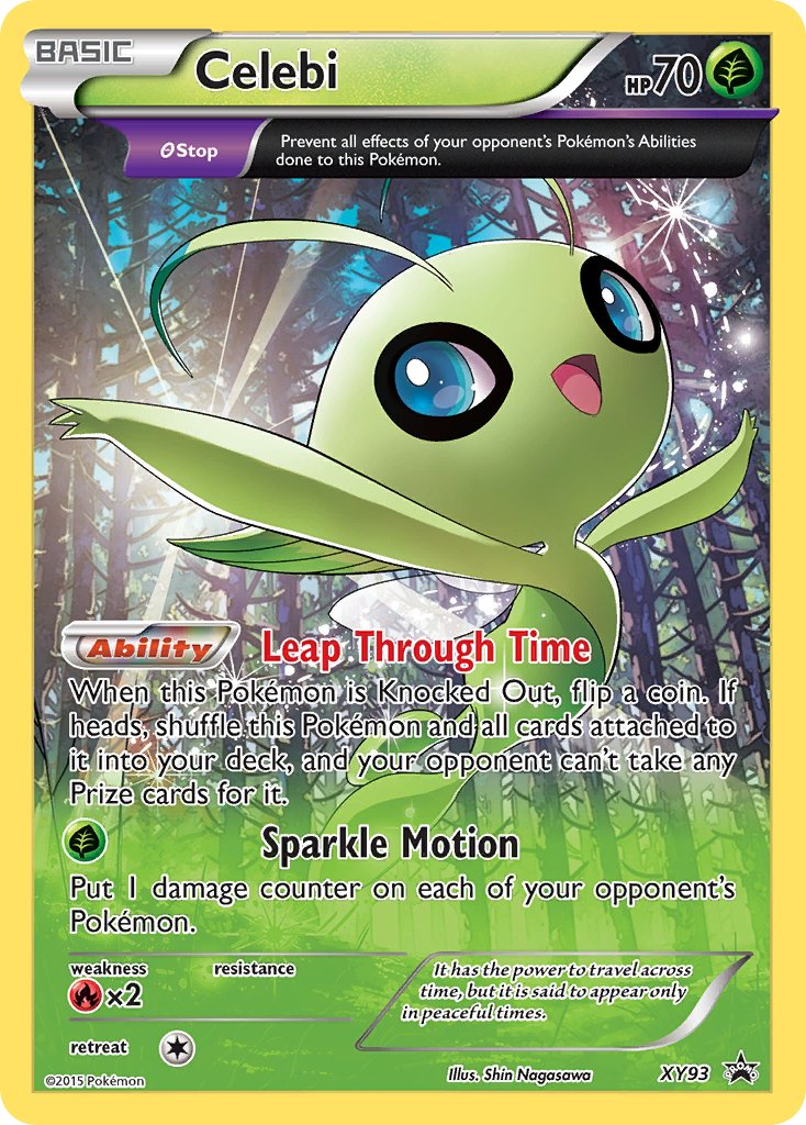 Celebi (XY93) [XY: Black Star Promos] - Dark Crystal Cards