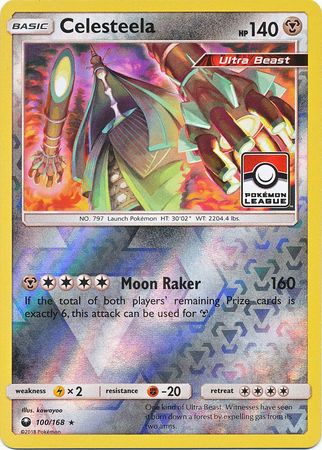 Celesteela (100/168) (League Promo) [Sun & Moon: Celestial Storm] - Dark Crystal Cards