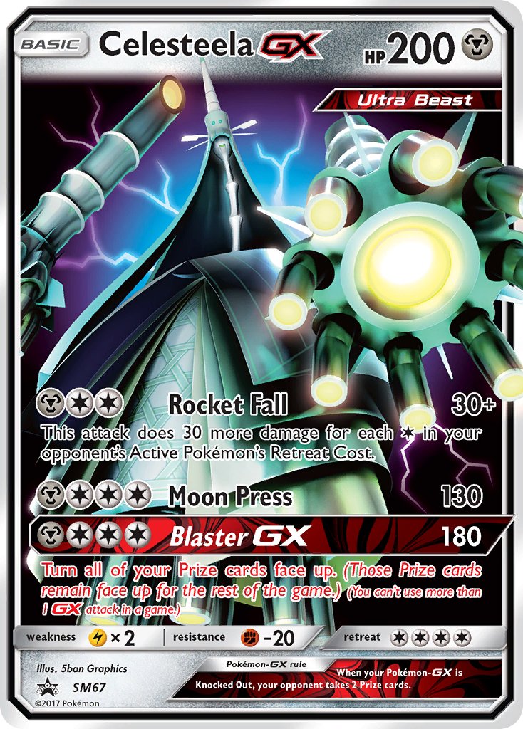 Celesteela GX (SM67) [Sun & Moon: Black Star Promos] - Dark Crystal Cards