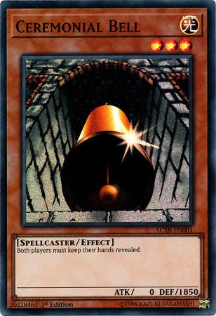 Ceremonial Bell [AC18 - EN001] Super Rare - Dark Crystal Cards