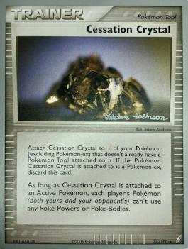 Cessation Crystal (74/100) (Intimidation - Tristan Robinson) [World Championships 2008] - Dark Crystal Cards