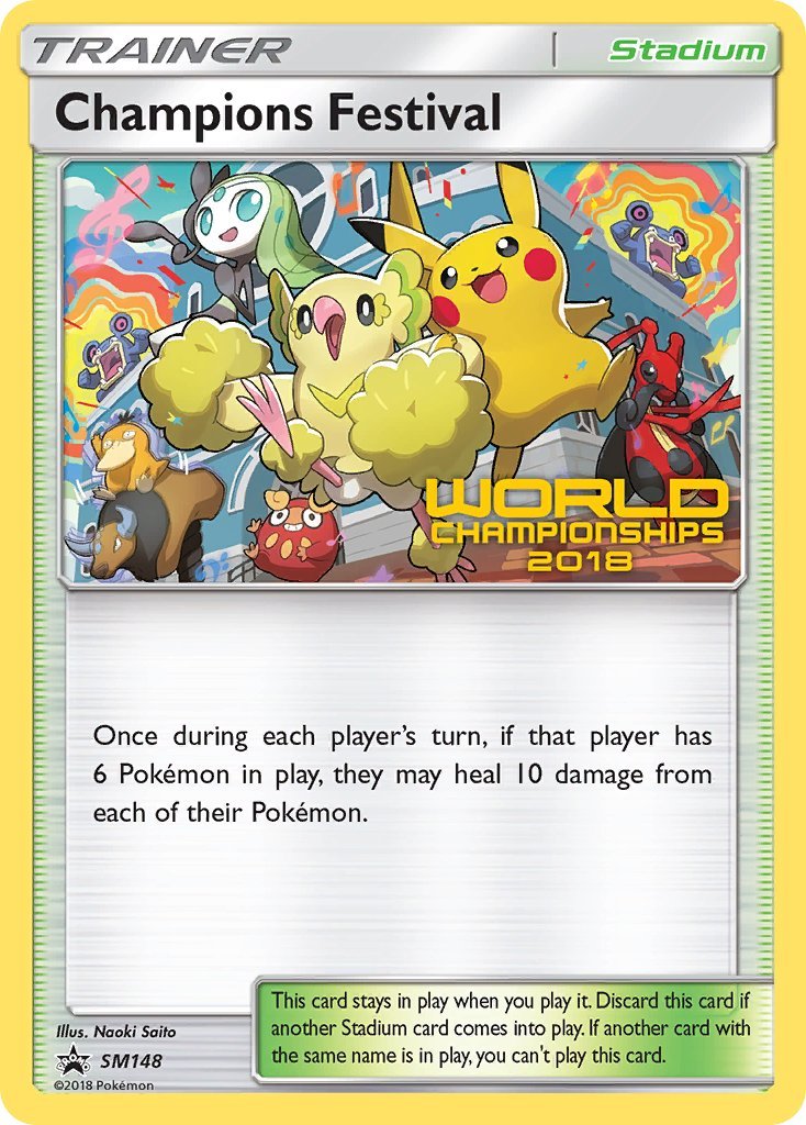 Champions Festival (SM148) (2018 Champion) [Sun & Moon: Black Star Promos] - Dark Crystal Cards