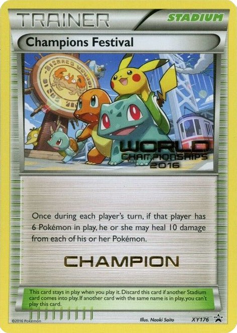 Champions Festival (XY176) (2016 Champion) [XY: Black Star Promos] - Dark Crystal Cards