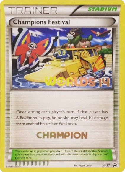 Champions Festival (XY27) (2014 Champion) [XY: Black Star Promos] - Dark Crystal Cards