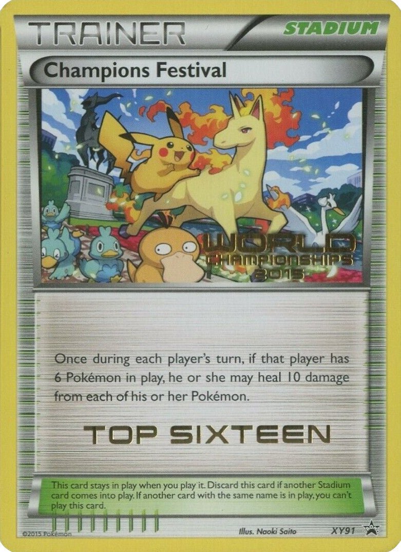 Champions Festival (XY91) (2015 Top Sixteen) [XY: Black Star Promos] - Dark Crystal Cards