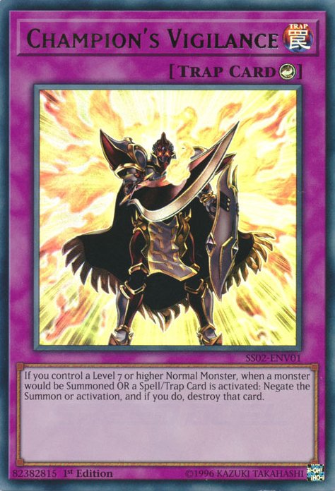 Champion's Vigilance [SS02 - ENV01] Ultra Rare - Dark Crystal Cards