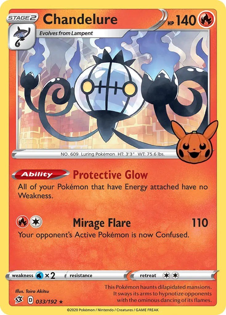 Chandelure (033/192) [Trick or Trade] - Dark Crystal Cards