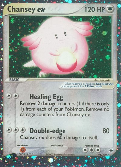 Chansey ex (96/109) [EX: Ruby & Sapphire] - Dark Crystal Cards