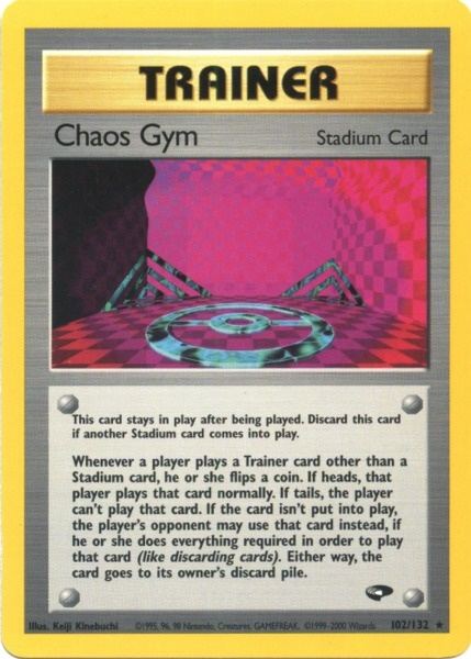 Chaos Gym (102/132) [Gym Challenge Unlimited] - Dark Crystal Cards