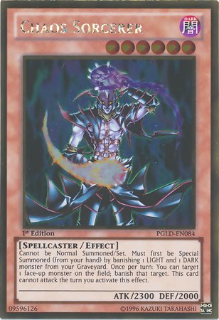 Chaos Sorcerer [PGLD - EN084] Gold Rare - Dark Crystal Cards